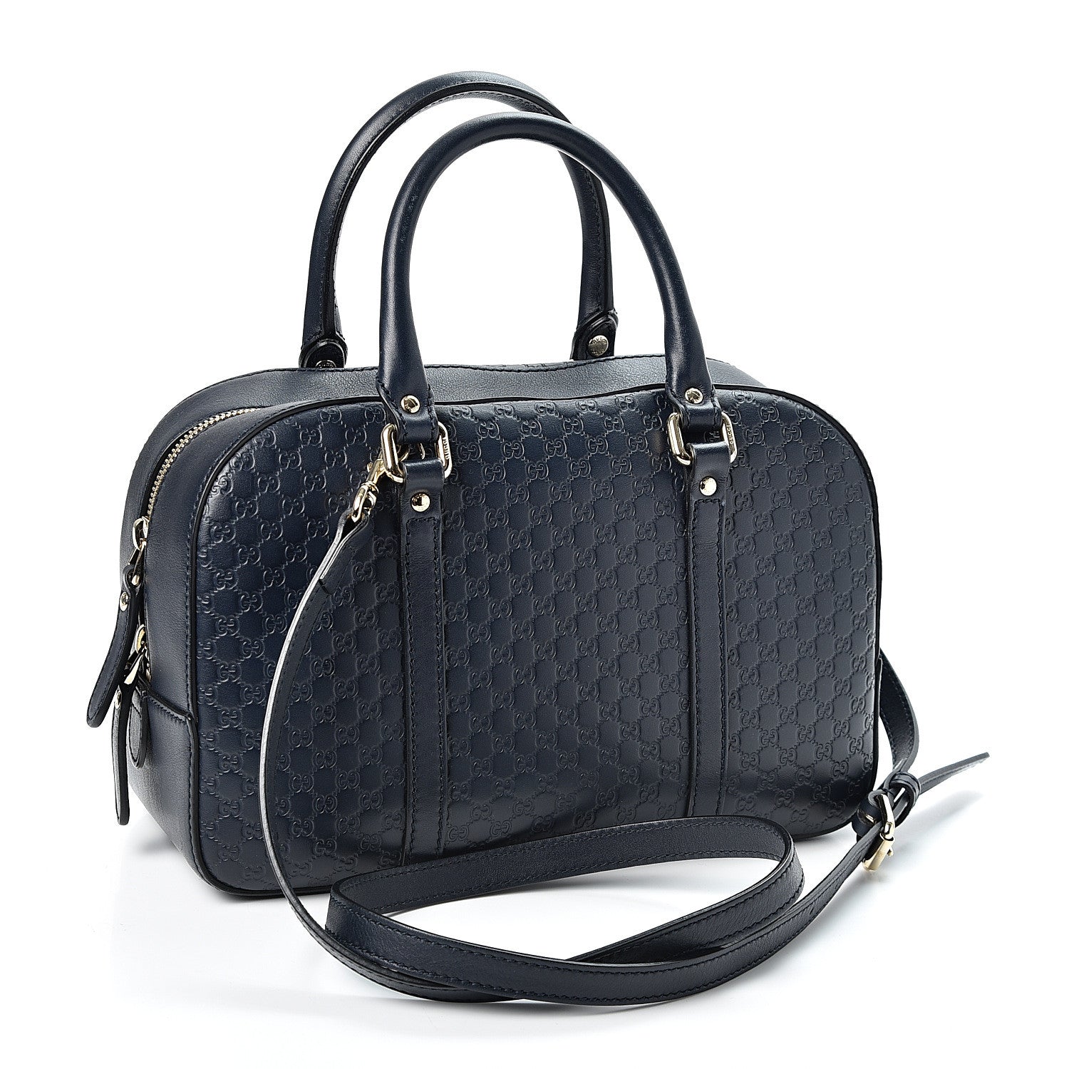 Gucci Microguccissima Medium Crossbody Bag Blue 2 of 9