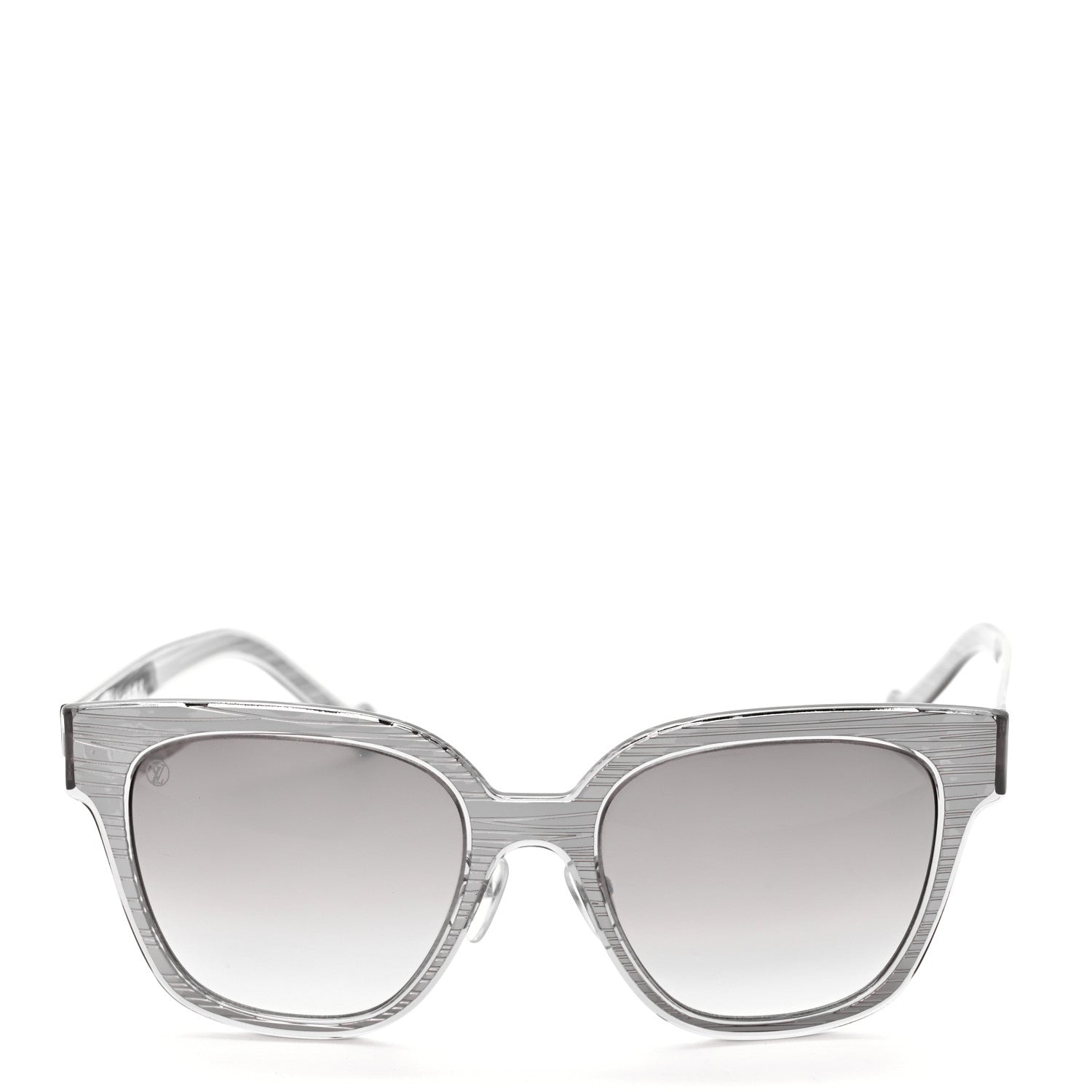 Louis Vuitton Epi Audrey Sunglasses Z0813U Silver 2 of 8