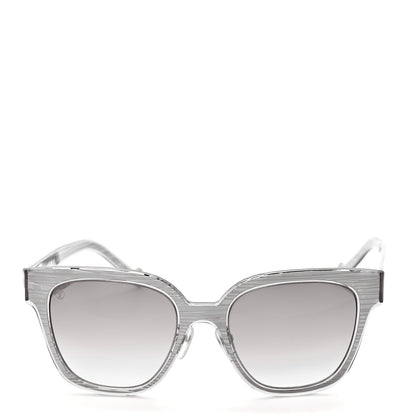 Louis Vuitton Epi Audrey Sunglasses Z0813U Silver 2 of 8