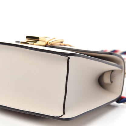 Gucci Calfskin Mini Sylvie Top Handle Bag White 9 of 12