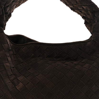 Bottega Veneta Suede Intrecciato Small Hop Fondant 7 of 9