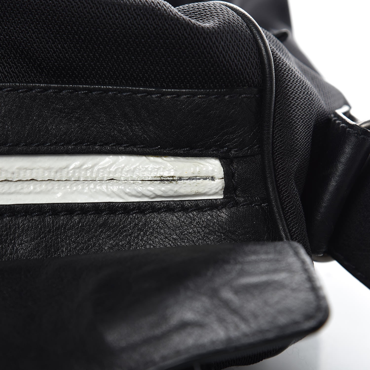 Balenciaga Nylon Agneau Classic Hardware Small Squash Duffle Bag Black 11 of 13