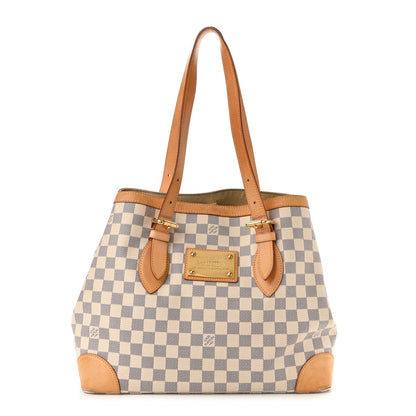 Louis Vuitton Damier Azur Hampstead MM 1 of 8