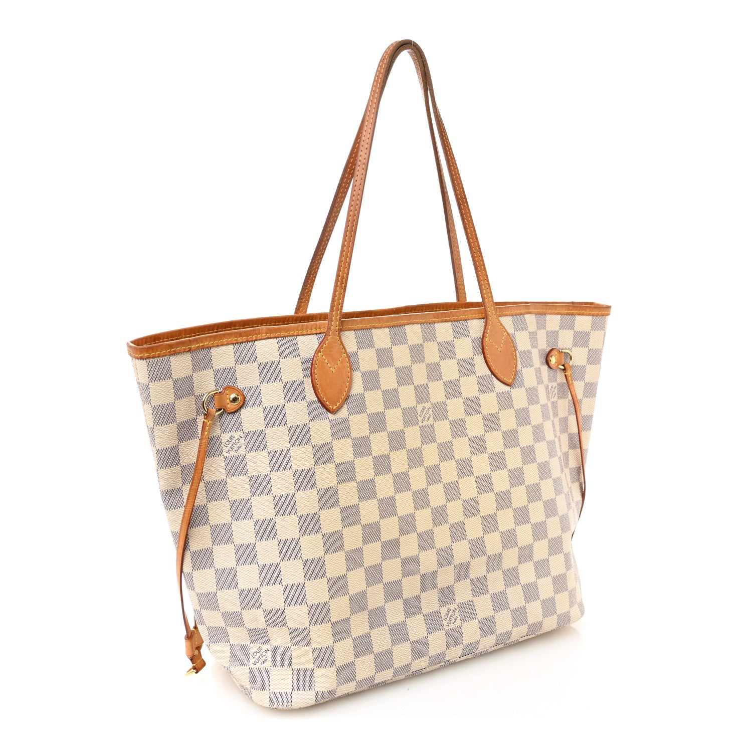 Louis Vuitton Damier Azur Neverfull MM 3 of 12