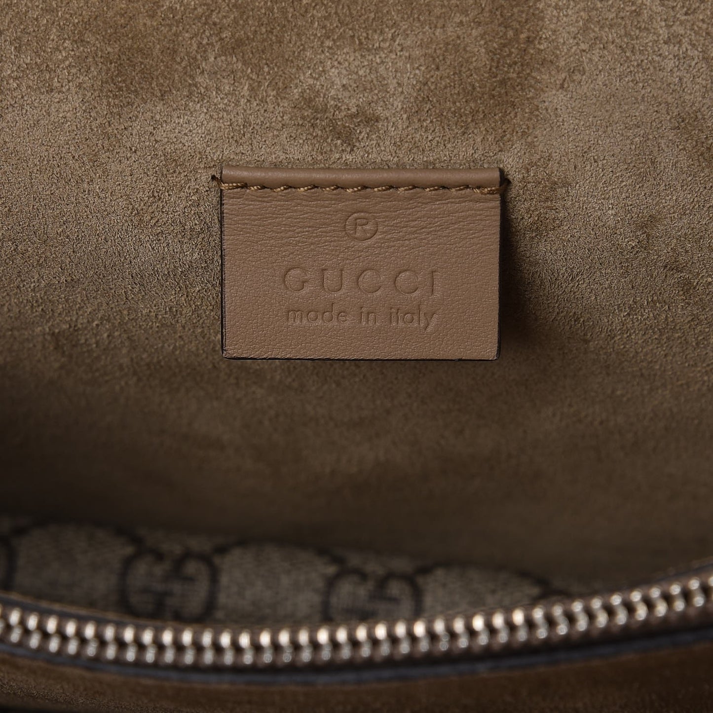 GG Supreme Monogram Small Dionysus Shoulder Bag Taupe