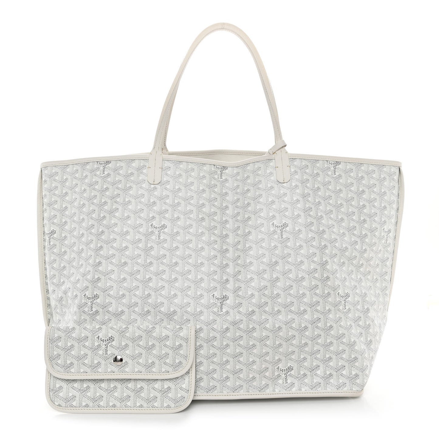 Goyardine Reversible Anjou GM White