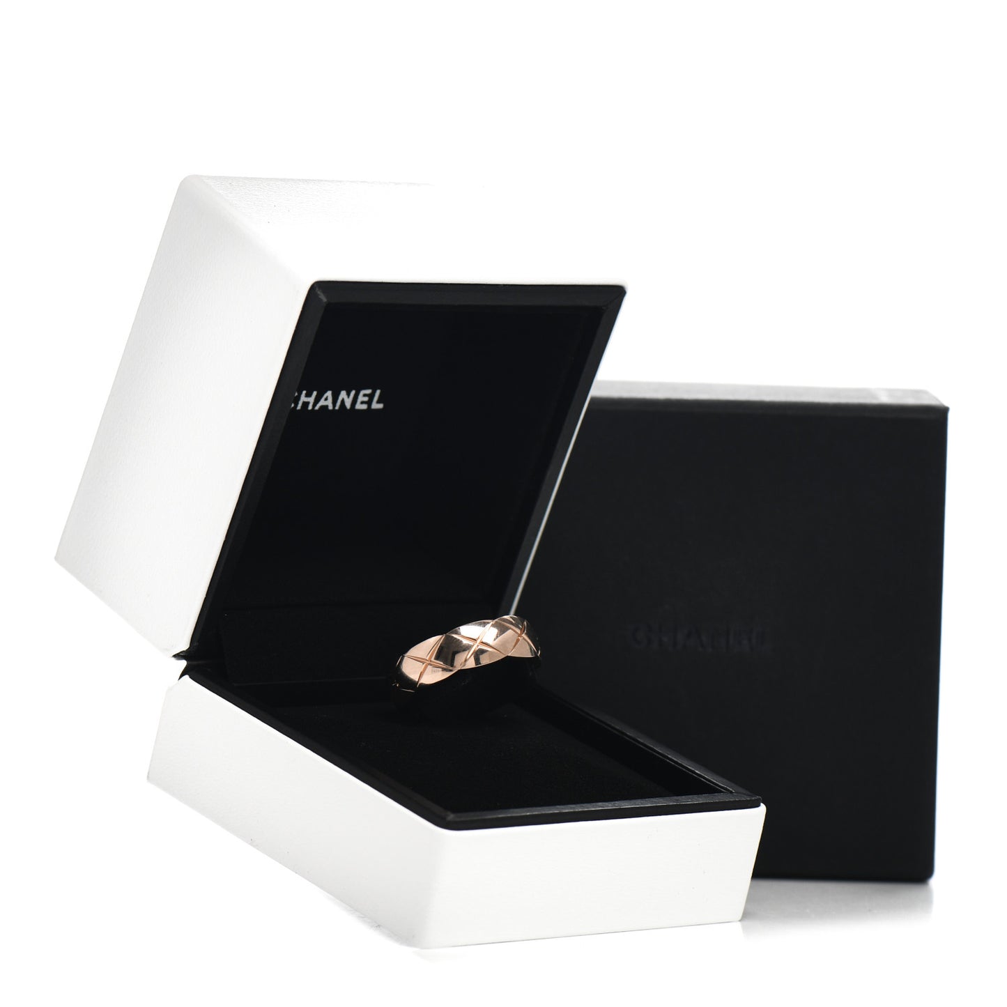 18K Beige Gold Small Coco Crush Ring 59 8.75