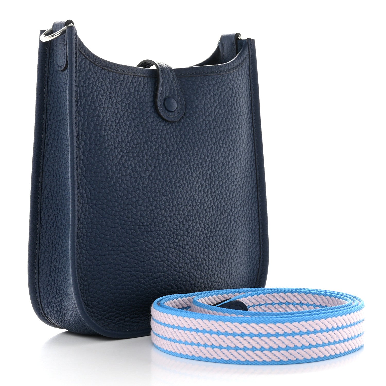 Hermes Taurillon Maurice Evelyne TPM Bleu De Prusse 3 of 10