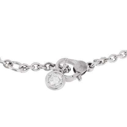 Hermes 18K White Gold Diamond Finesse Bracelet LG 3 of 5