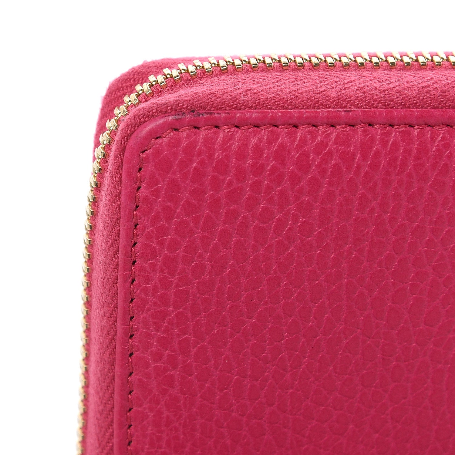 Gucci Dollar Calfskin GG Marmont Zip Around Wallet Box Pink 10 of 11