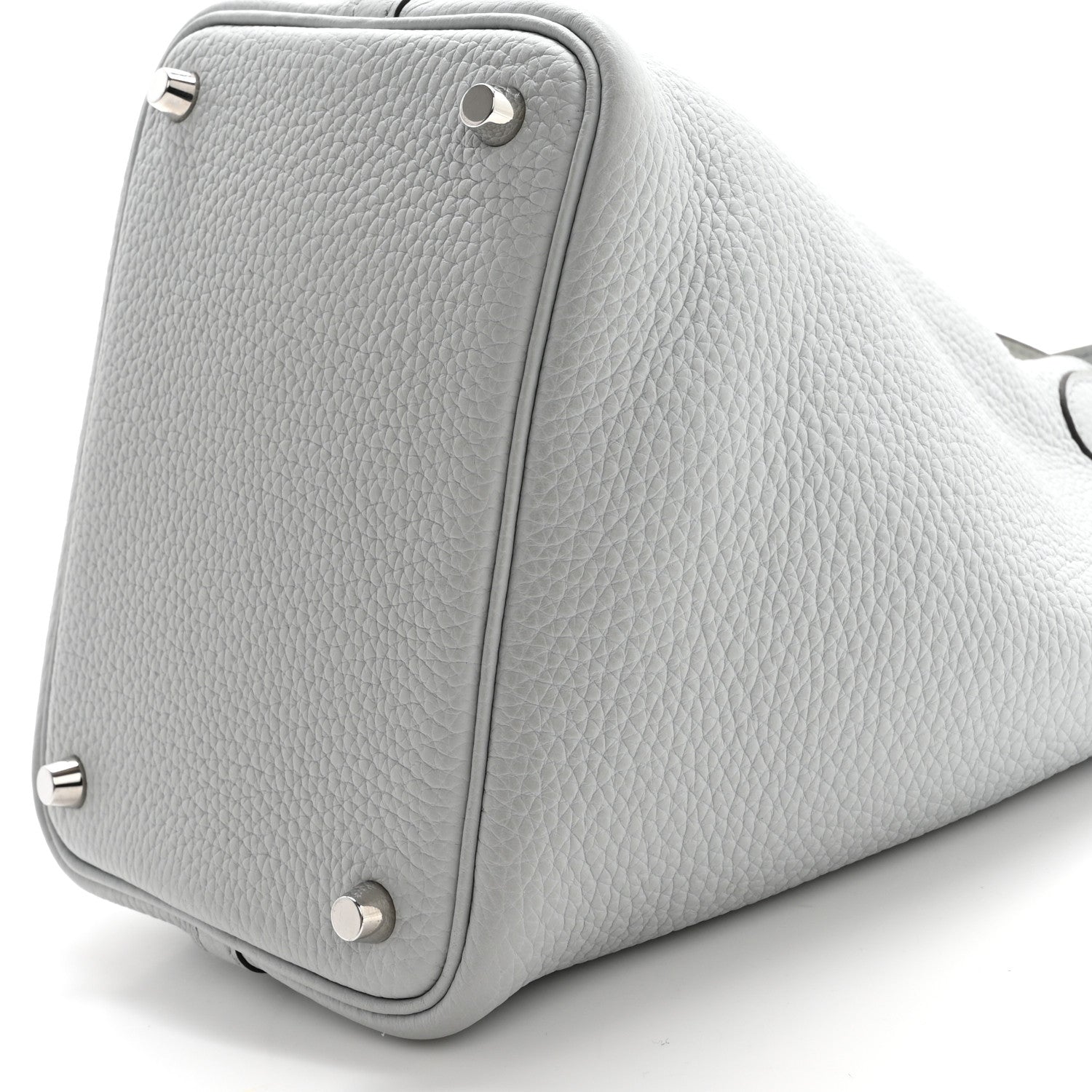 Hermes Taurillon Clemence Picotin Lock 18 PM Bleu Pale 10 of 14
