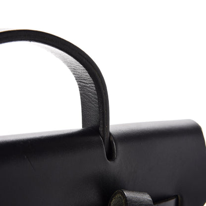 Hermes Toile Vache Calfskin Herbag 30 PM Backpack Black 8 of 10