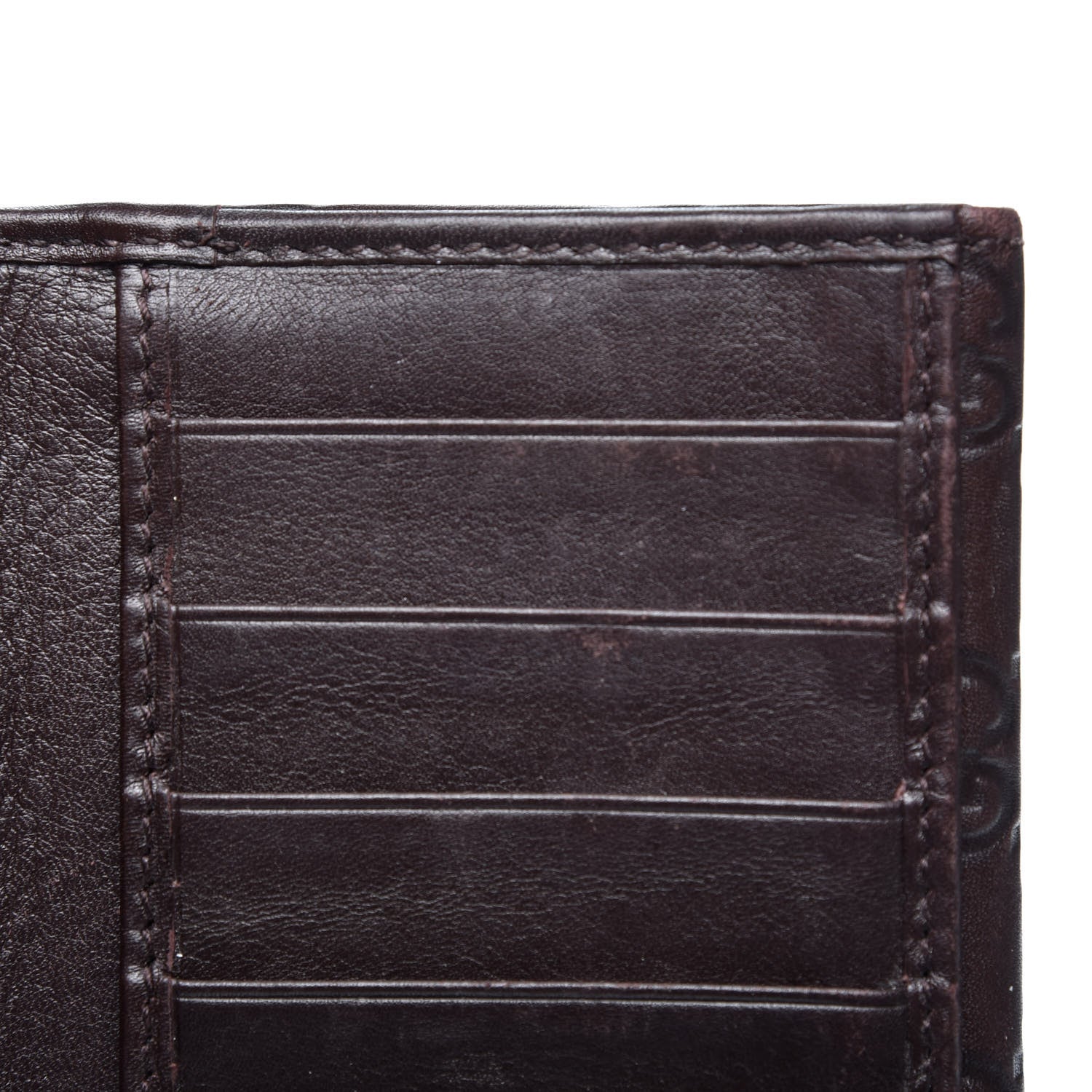 Gucci Guccissima Signature Dice Continental Wallet Chocolate 9 of 14