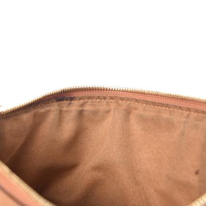 MCM Visetos Liz Shopper Tote Pouch Cognac 7 of 12