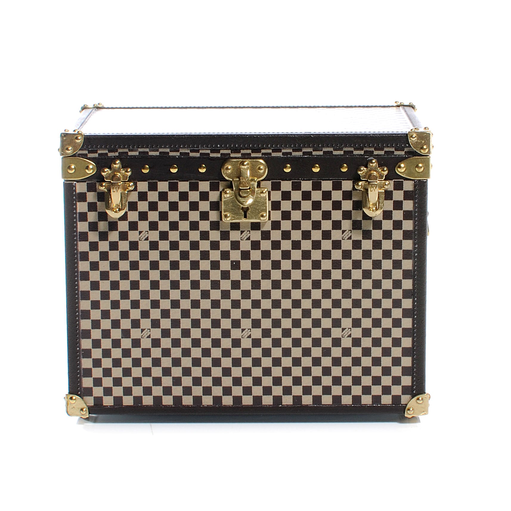 Louis Vuitton Damier 1895 Ladies Hat Trunk Mini Malle Chapeaux Jewelry Box VIP 1 of 6