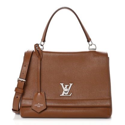 Louis Vuitton Soft Calfskin Lockme II Top Handle Cognac 1 of 10