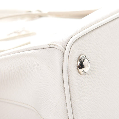 Prada Saffiano Lux Small Galleria Double Zip Tote White 11 of 15