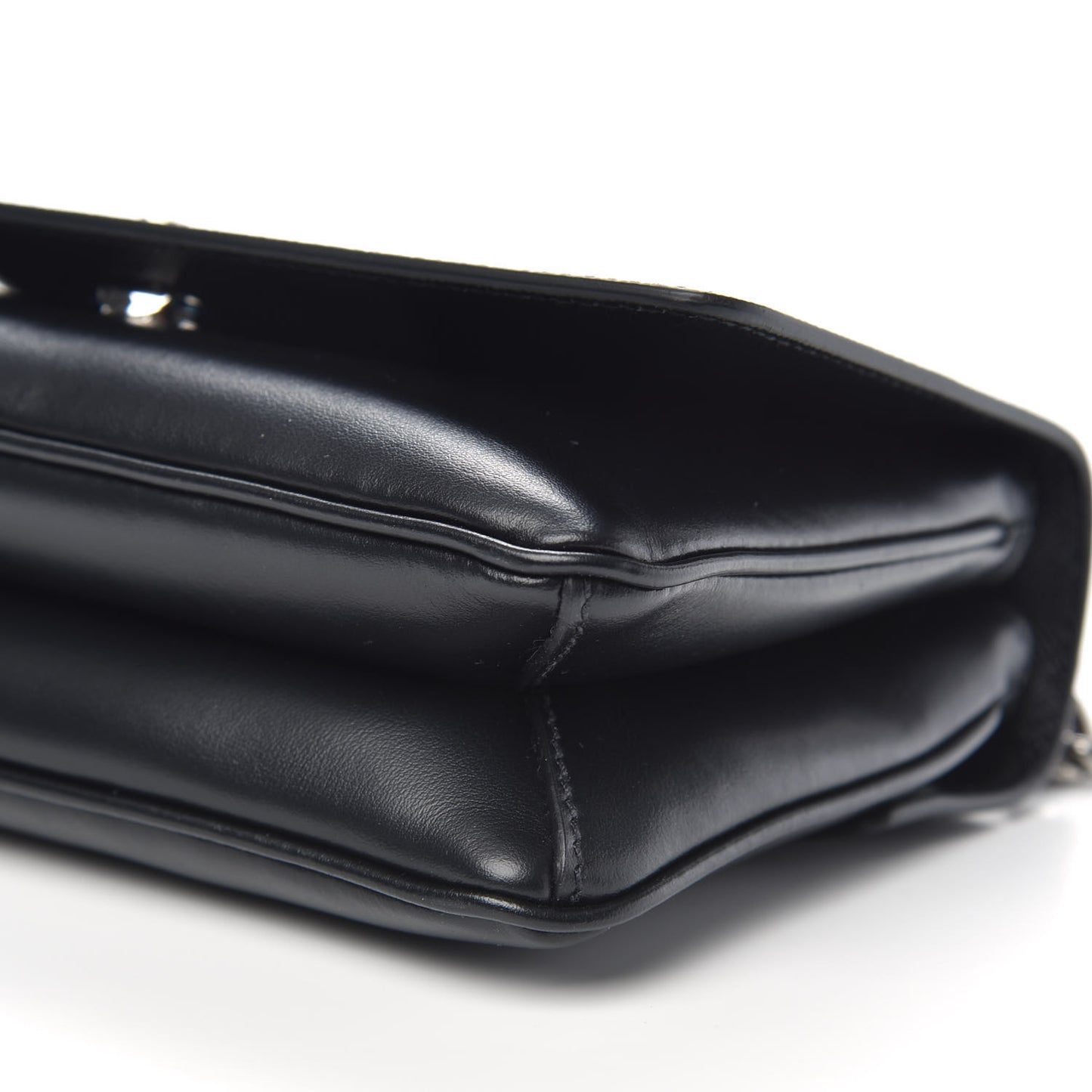 Saffiano Flap Bag Black