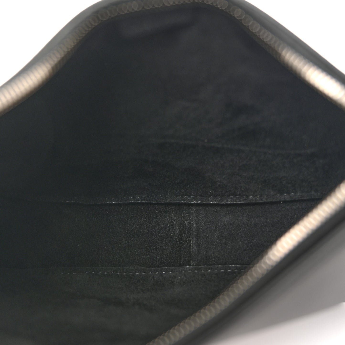 Smooth Calfskin Half Moon Shoulder Bag Black