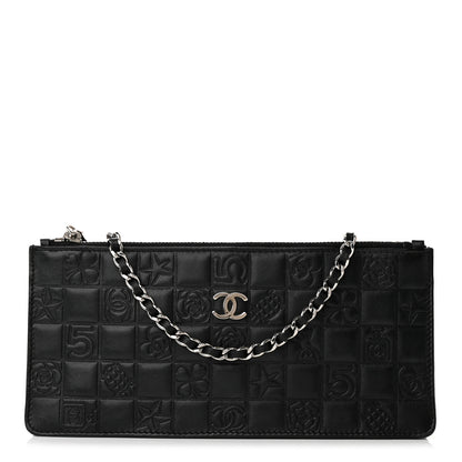 Chanel Lambskin Precious Symbols Pochette Black 1 of 12