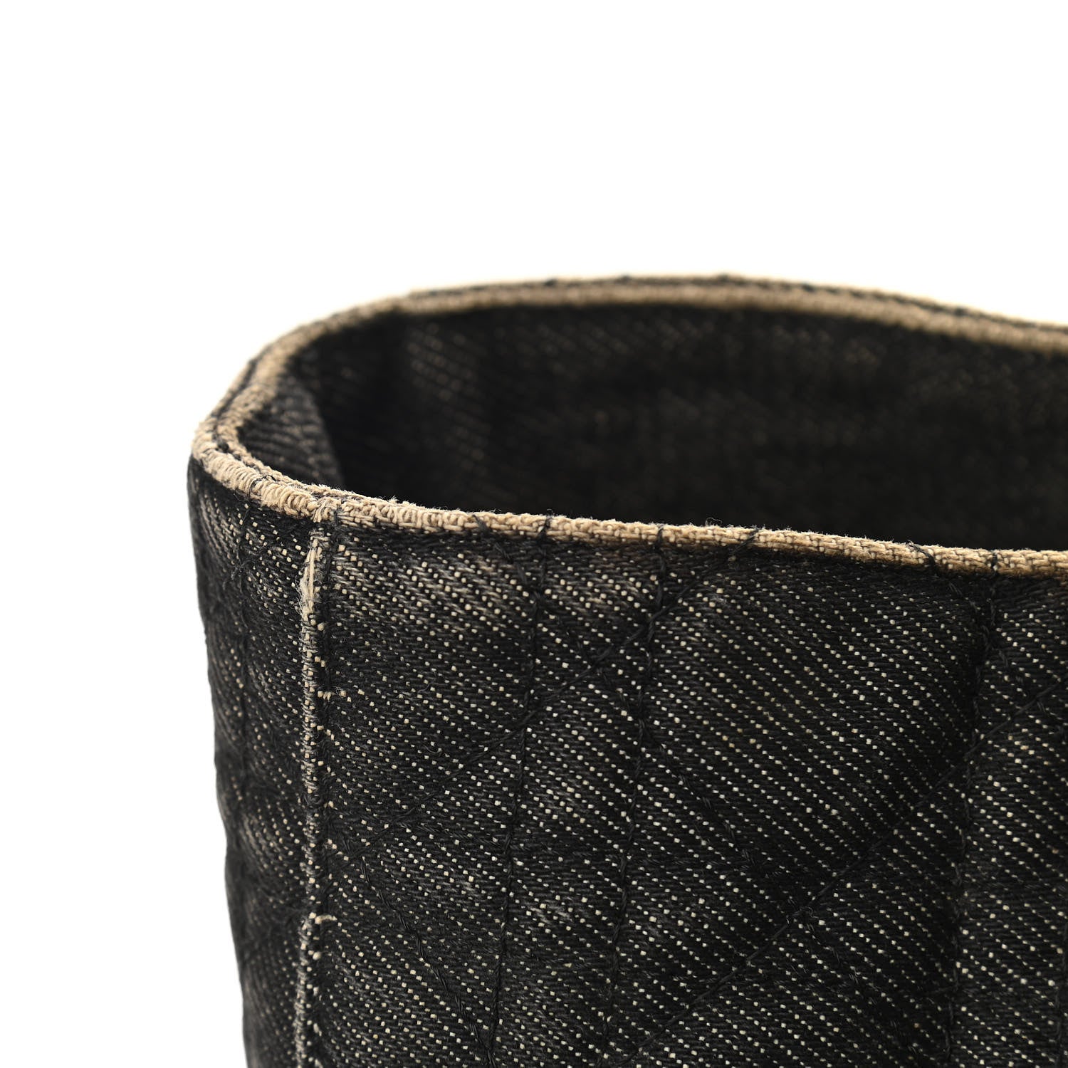 Christian Dior Denim Cannage Large Lady Dior Black 11 of 14
