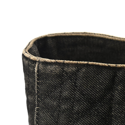 Christian Dior Denim Cannage Large Lady Dior Black 11 of 14