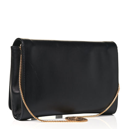 Versace Vitello Palazzo Medusa Evening Clutch Bag Black 2 of 4