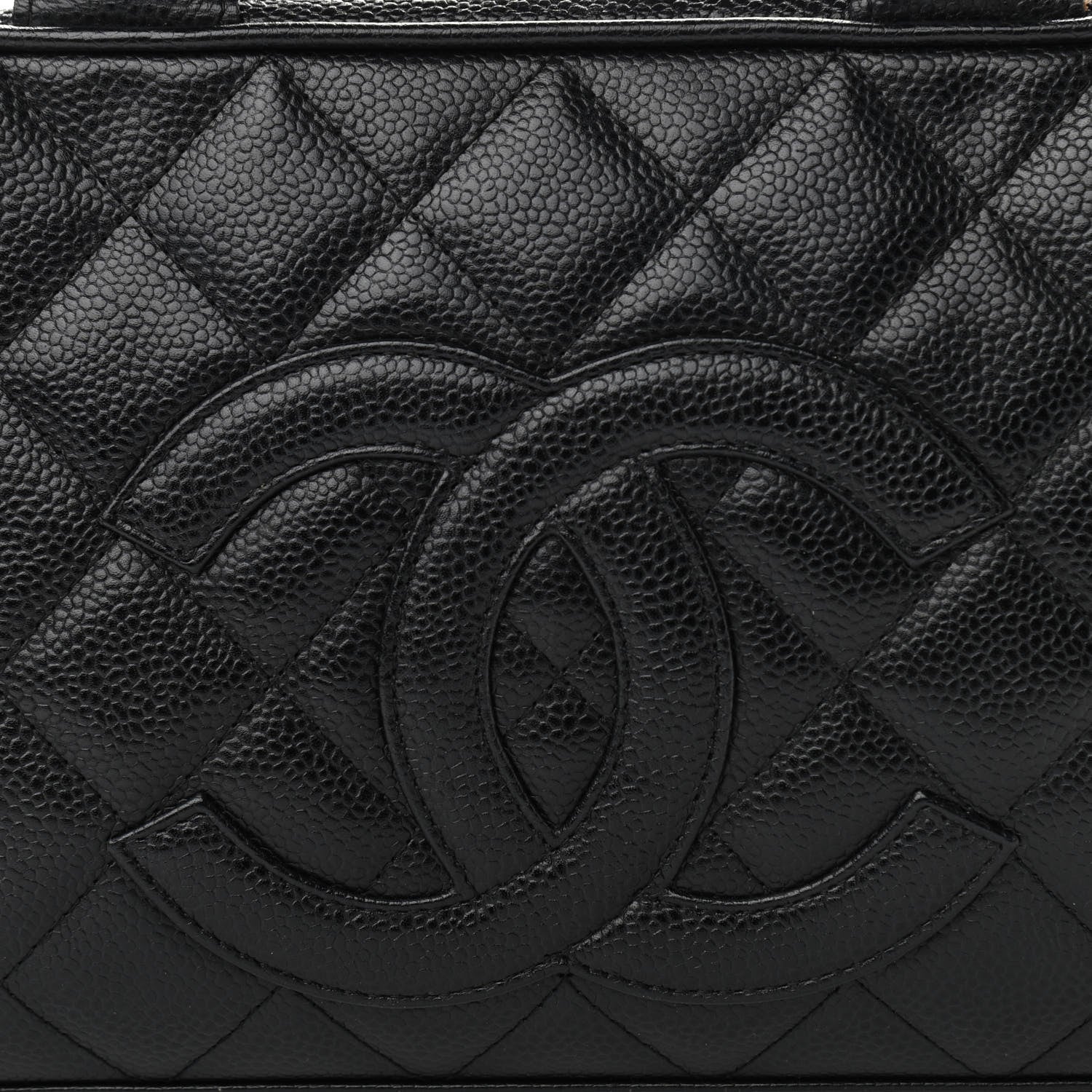 Chanel Caviar Quilted Small Bowler Black 8 of 16