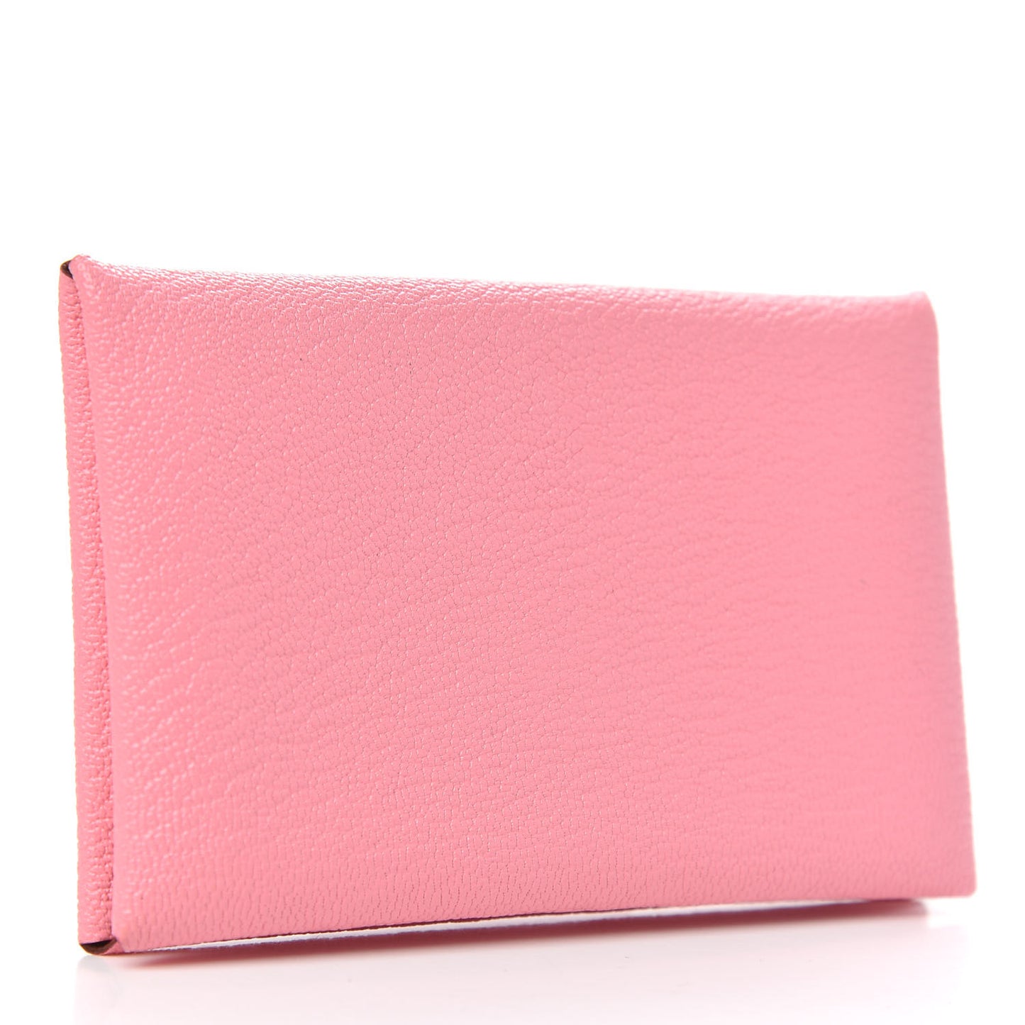 Chevre Verso Calvi Card Case Rose Confetti Brique