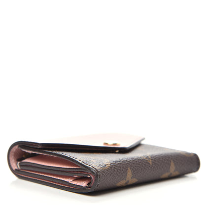 Louis Vuitton Monogram Zoe Wallet Rose Ballerine 4 of 9
