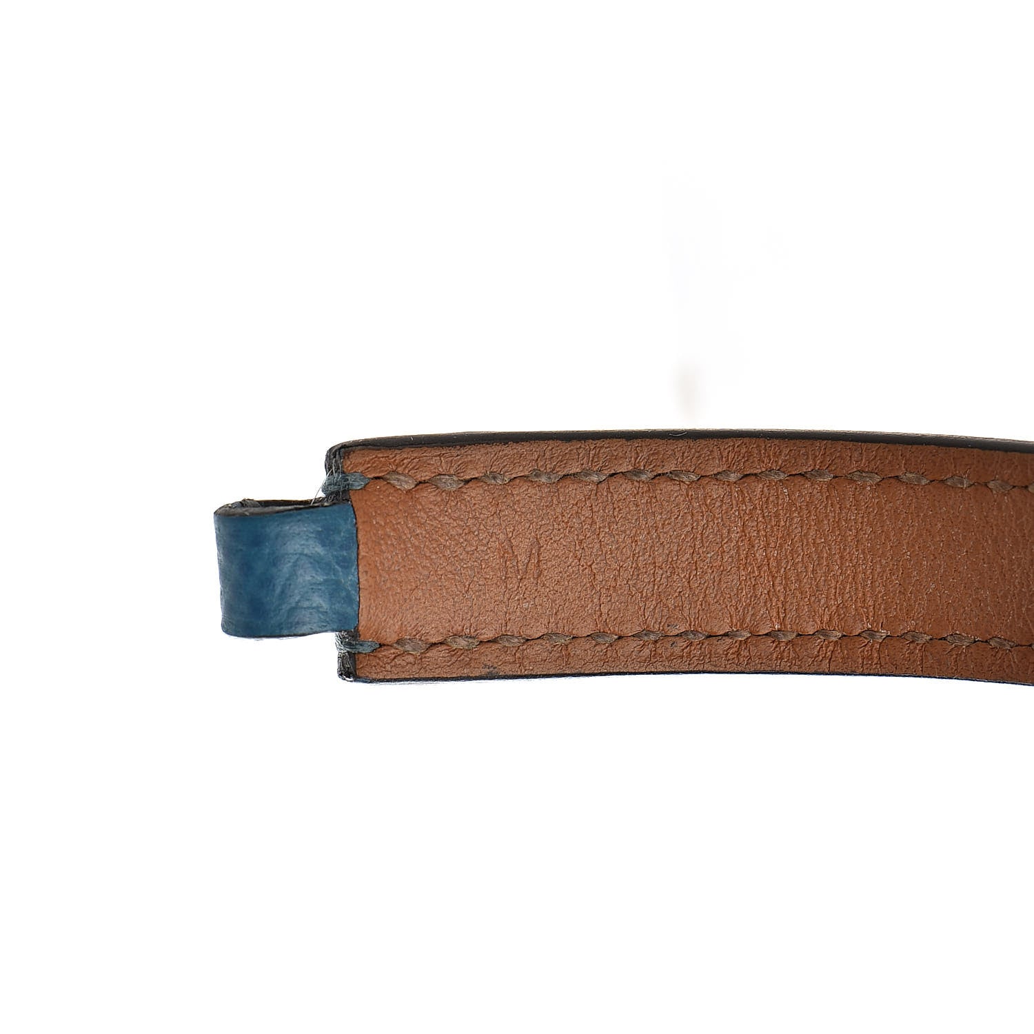 Hermes Epsom Rivale Double Tour Bracelet M Bleu Izmir 5 of 8