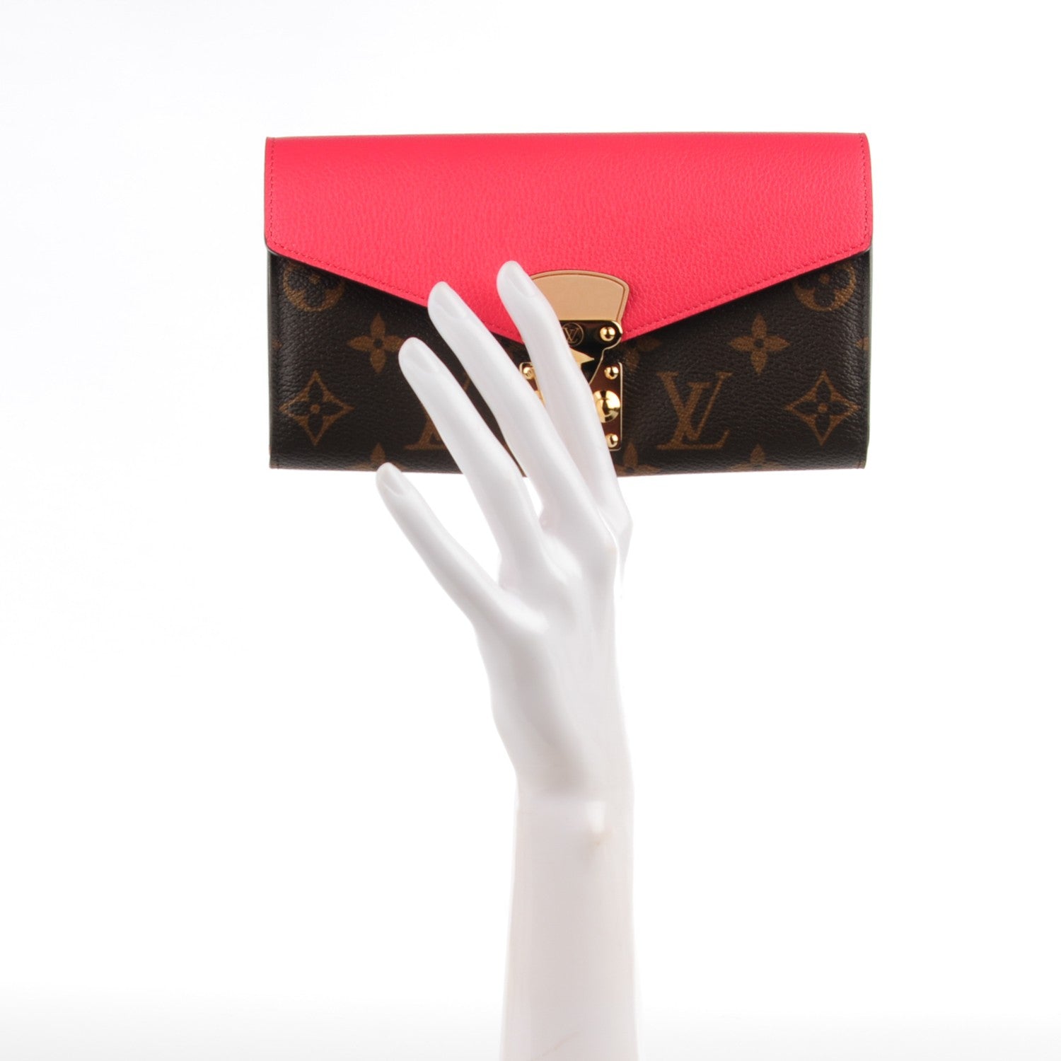 Louis Vuitton Monogram Pallas Wallet Litchi 2 of 7