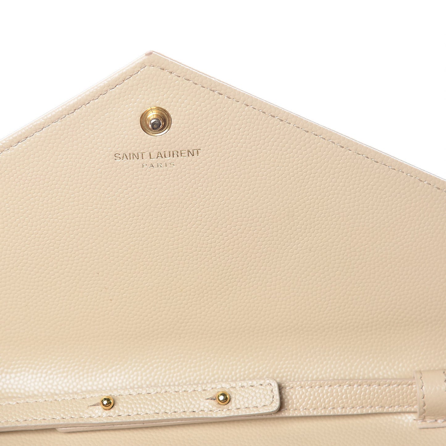 Grain De Poudre Matelasse Chevron Monogram Chain Wallet Nude Powder