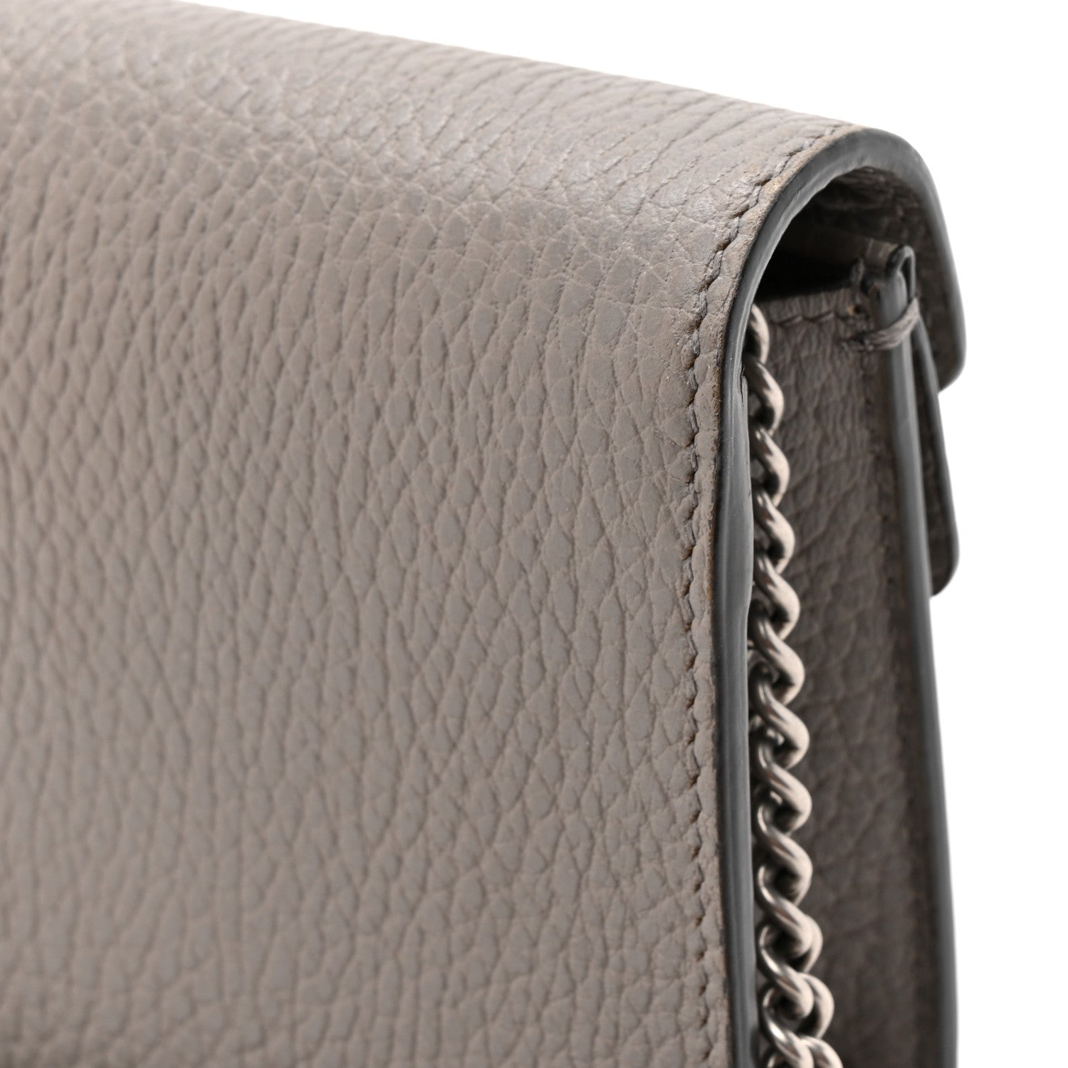 Gucci Dollar Calfskin Crystal Super Mini Dionysus Shoulder Bag Dusty Grey Black Diamond 11 of 14