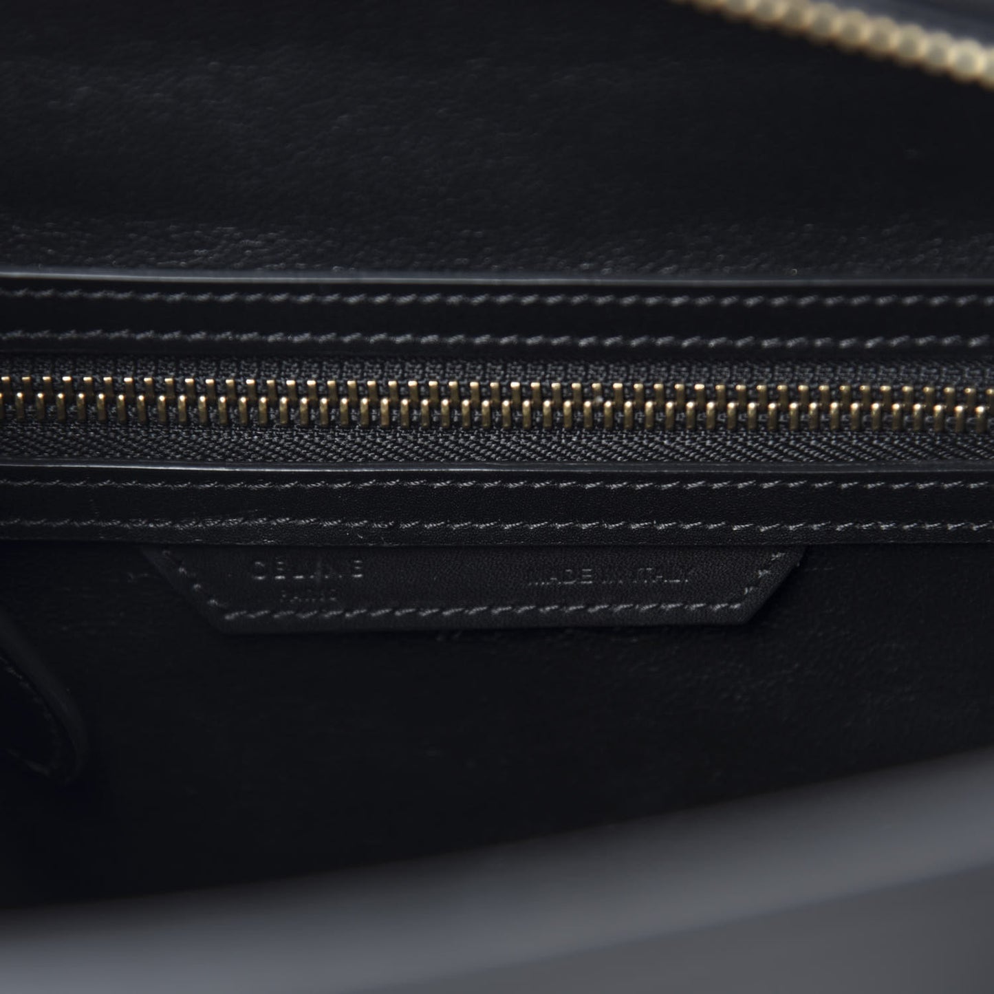 Baby Grained Calfskin Tri-color Micro Luggage White