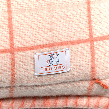 Hermes Wool Cashmere Avalon Cabriole Pillow Melon 3 of 4