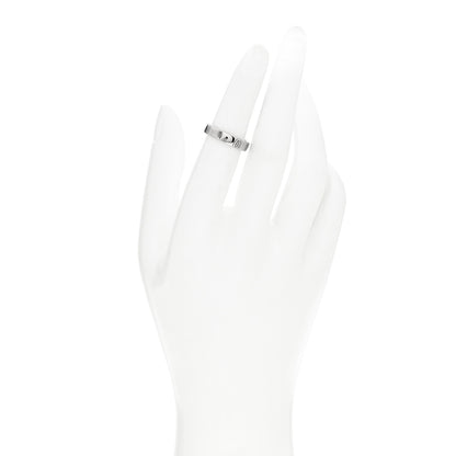 Cartier 18K White Gold 4mm Happy Birthday Band Ring 49 5 2 of 4