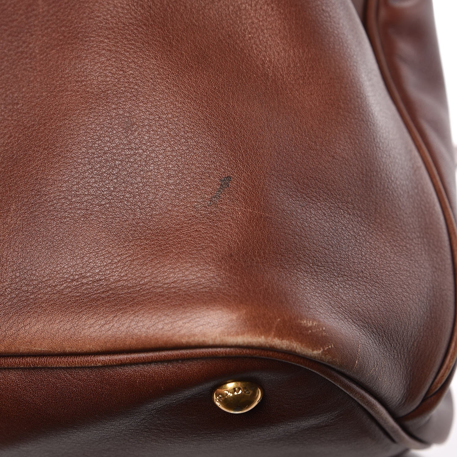 Prada Soft Calf Tote Nocciolo 14 of 14