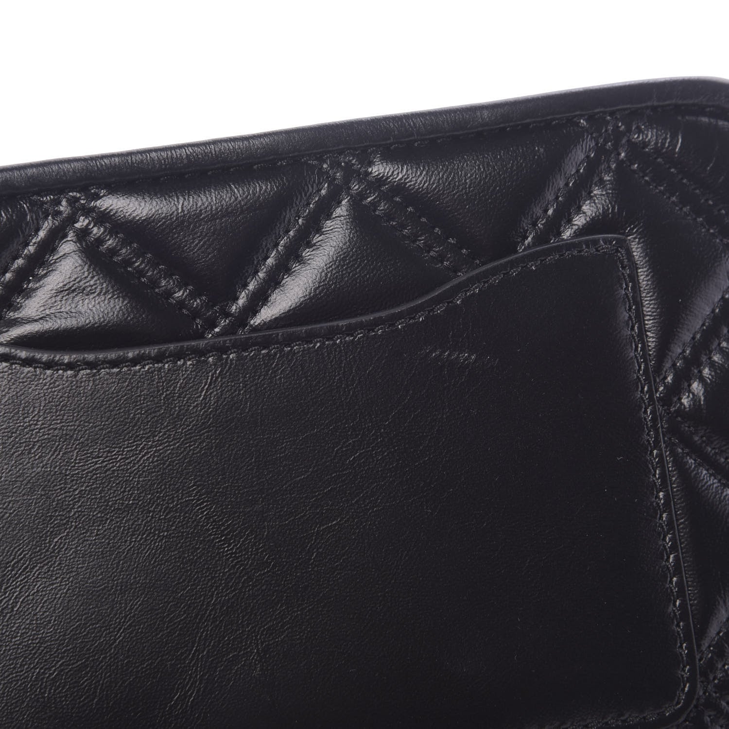 Marc Jacobs Natural Grain Calfskin Quilted The Softshot 21 Bag Black 13 of 13