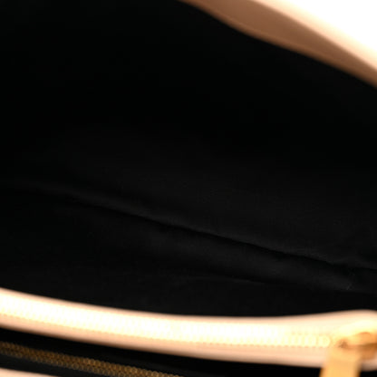 Saint Laurent Calfskin Y Quilted Monogram Medium Loulou Chain Satchel Dark Beige 5 of 10