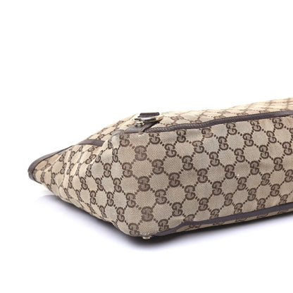 Gucci Monogram Large Abbey Tote Dark Brown 7 of 21