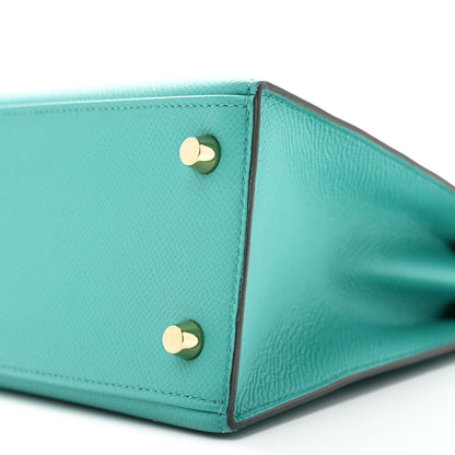 Hermes Epsom Kelly Sellier 25 Vert Verone 10 of 13