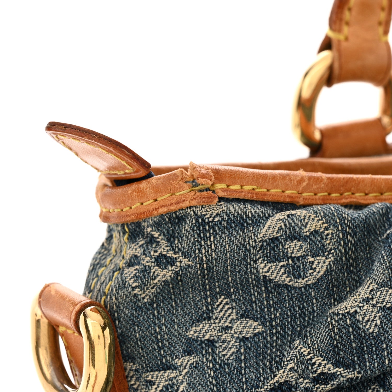 Louis Vuitton Denim Neo Cabby MM Blue 13 of 20