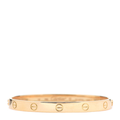 Cartier 18K Yellow Gold LOVE Bracelet 18 3 of 6
