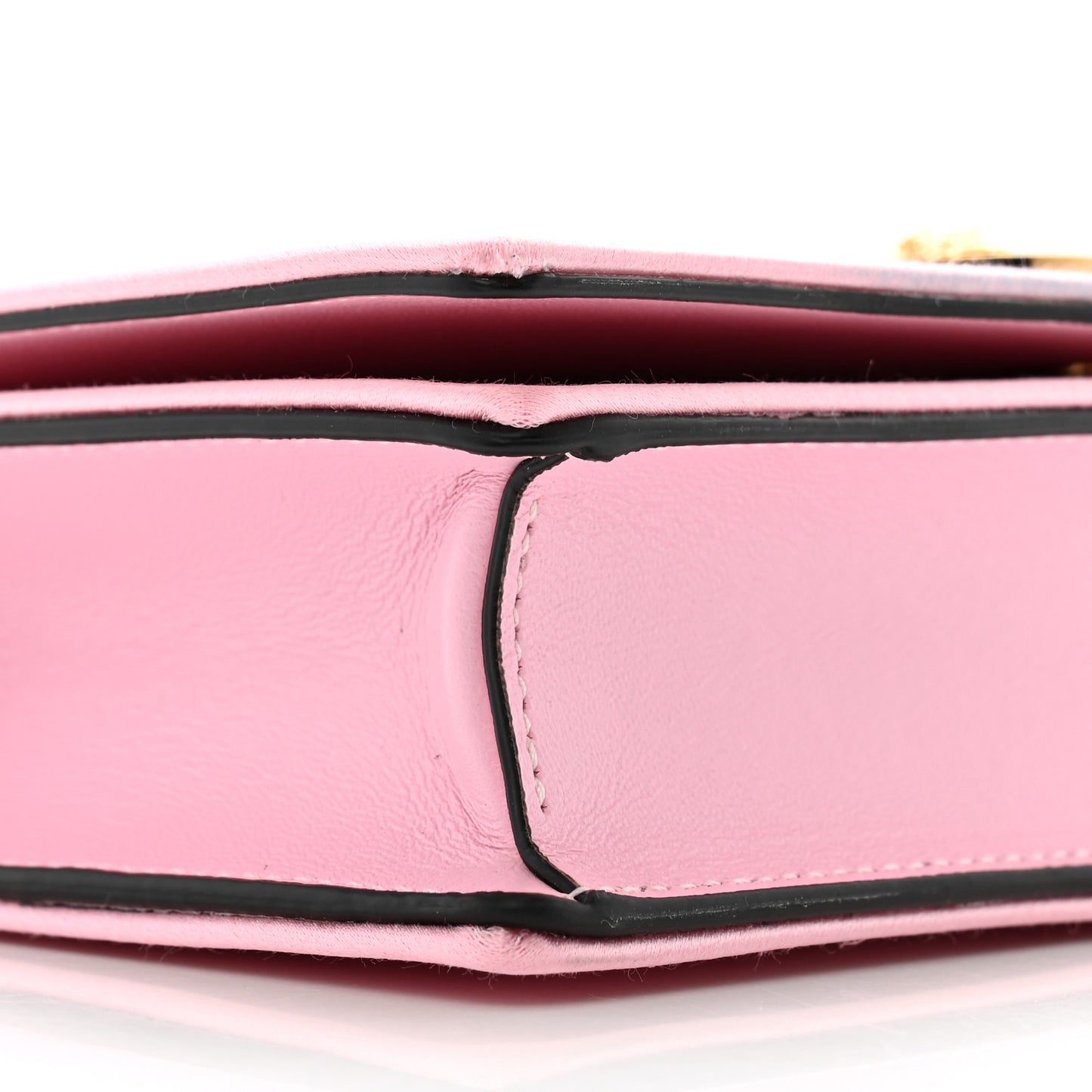 Satin La Medusa Mini Crossbody Pink