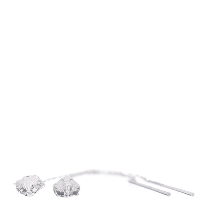 Gucci 18K White Gold Diamond Le Marche des Merveilles Feline Drop Earrings 6 of 7