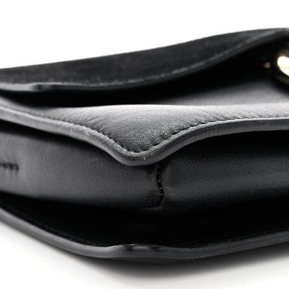Chloe Suede Calfskin Small Faye Shoulder Bag Black 9 of 13