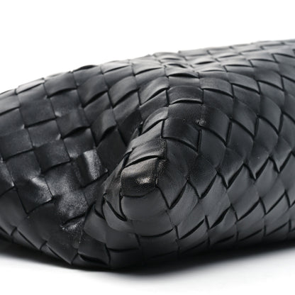 Bottega Veneta Calfskin Intrecciato Small Hop Black 10 of 11