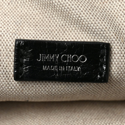 Jimmy Choo Lambskin Large JC Soft Hobo Bag Black 6 of 9