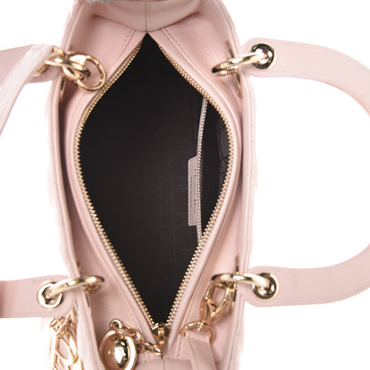 Christian Dior Lambskin Cannage Medium Lady Dior Light Pink 5 of 8